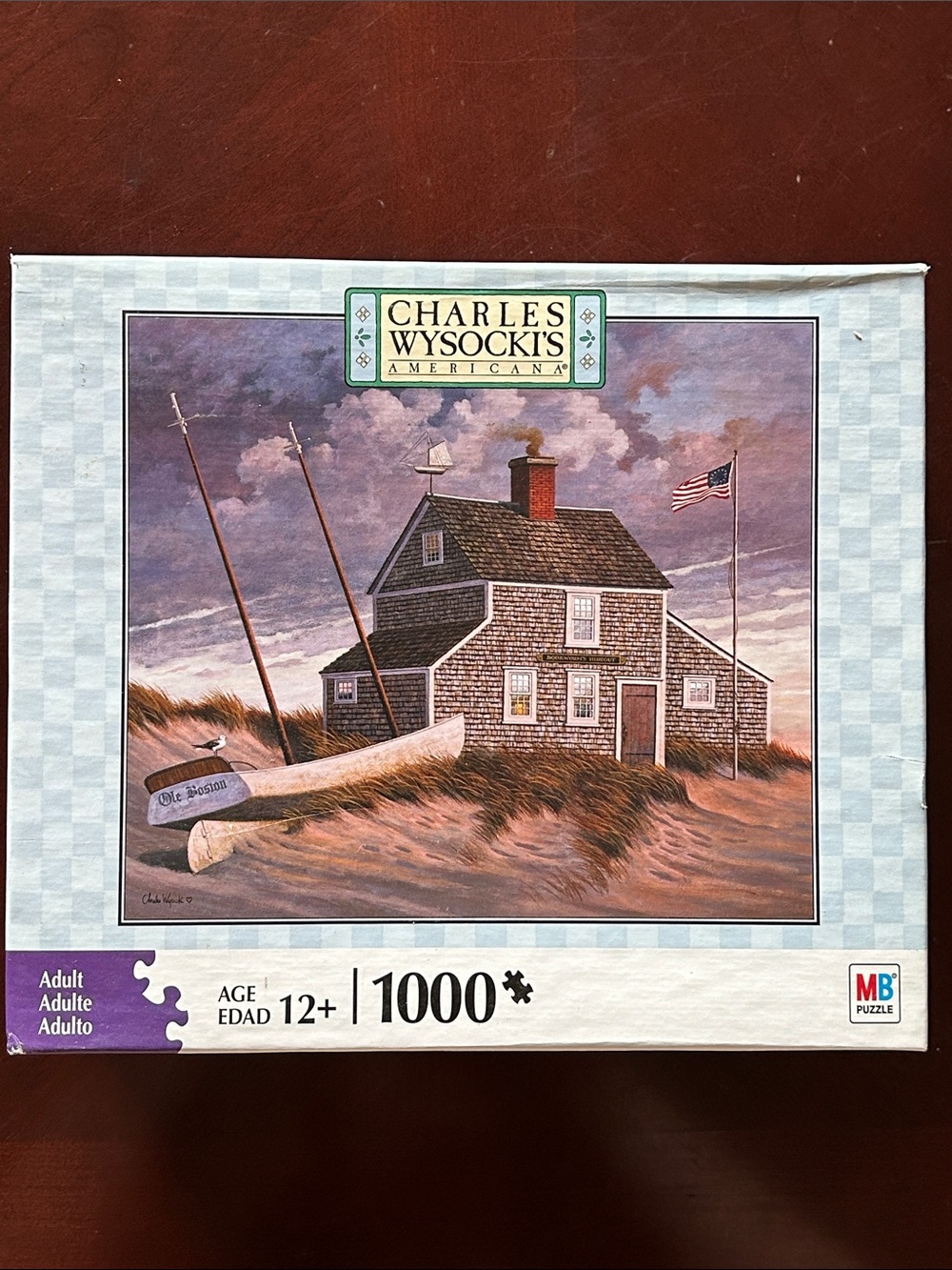 NIB Charles Wysocki Americana 1000-Piece Jigsaw Puzzle Everyone Loves A Mystery